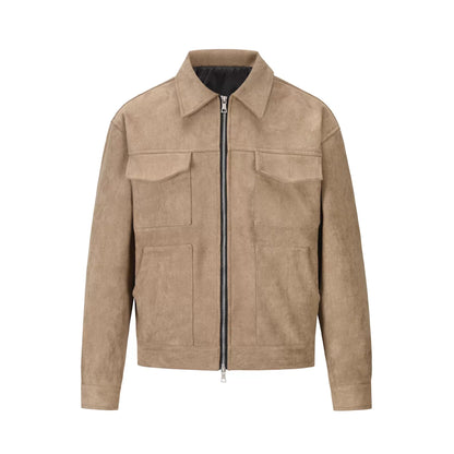 Suede Utility Jacket