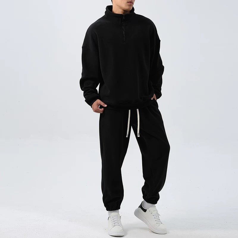 Fleece Sweatshirt Jogger Set