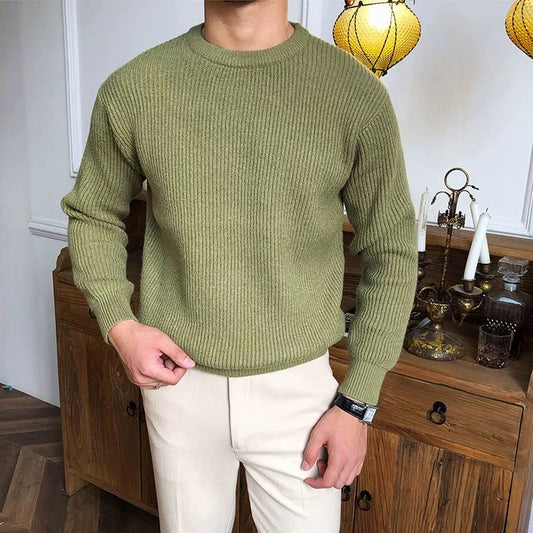 Oldmoney Crewneck Wool Sweater