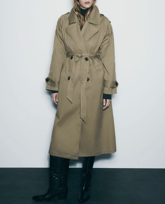 Classic Long Trench Coat