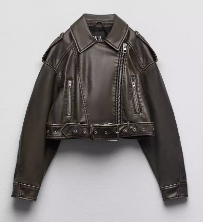 Trendy Short Moto Jacket