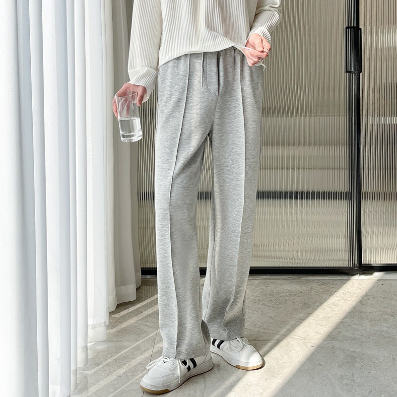 Casual Relaxed Fit Straight-Leg Pants