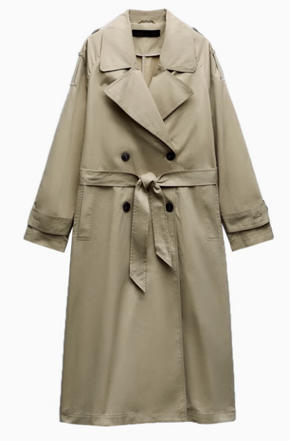 Classic Long Trench Coat